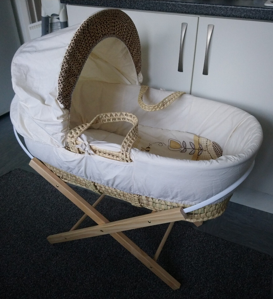 kinder valley teddy in the park moses basket